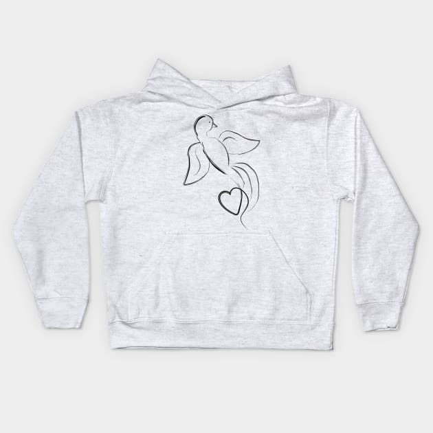 Love Dove Kids Hoodie by Korry